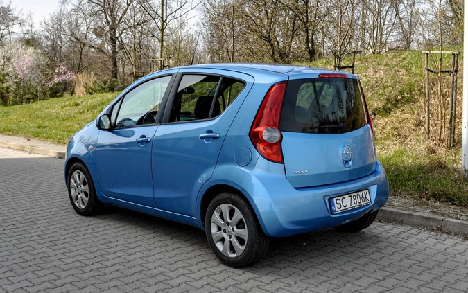 Opel Agila cena 14900 przebieg: 114000, rok produkcji 2008 z Sianów małe 67